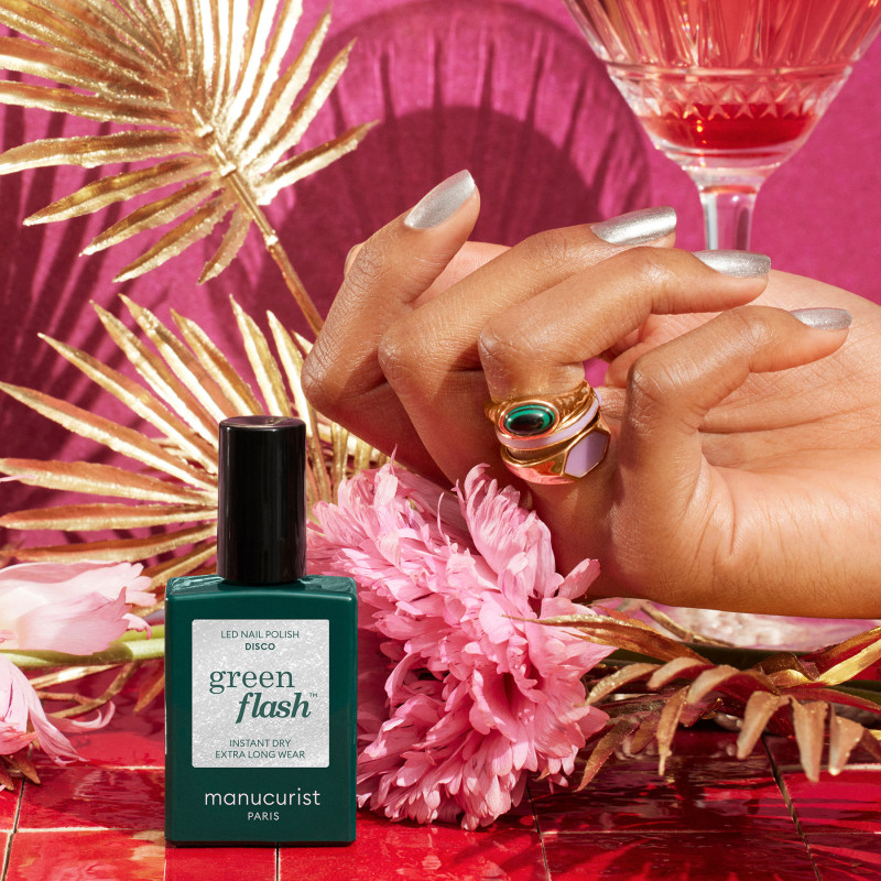 Vernis GREEN FLASH Semi-permanent- Disco - 15ml -Manucurist
