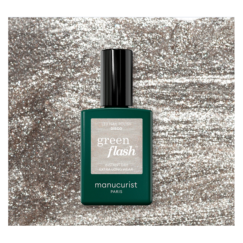 Vernis GREEN FLASH Semi-permanent- Disco - 15ml -Manucurist