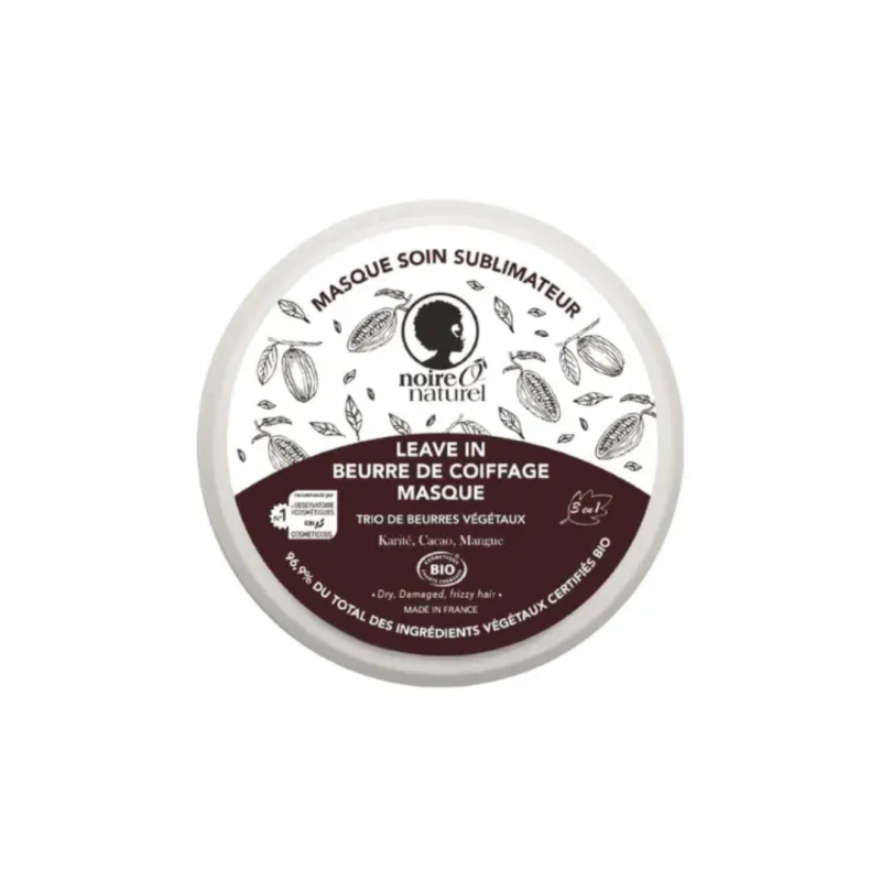 Masque Capillaire Soin Sublimateur -cheveux bouclés à frisés - Noireonaturel