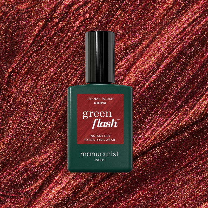 Vernis GREEN FLASH Semi-permanent Utopia - Manucurist