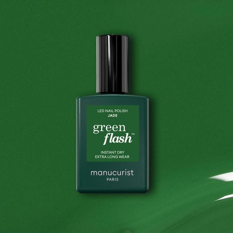 Vernis GREEN FLASH Semi-permanent Jade Manucurist
